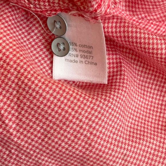 Size PL Checkered Button Down the Front Blouse - Picture 9 of 10